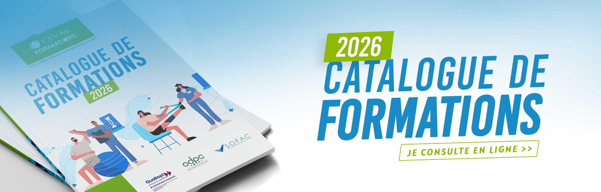 CEVAK - Catalogue de formations kinés CEVAK 2026